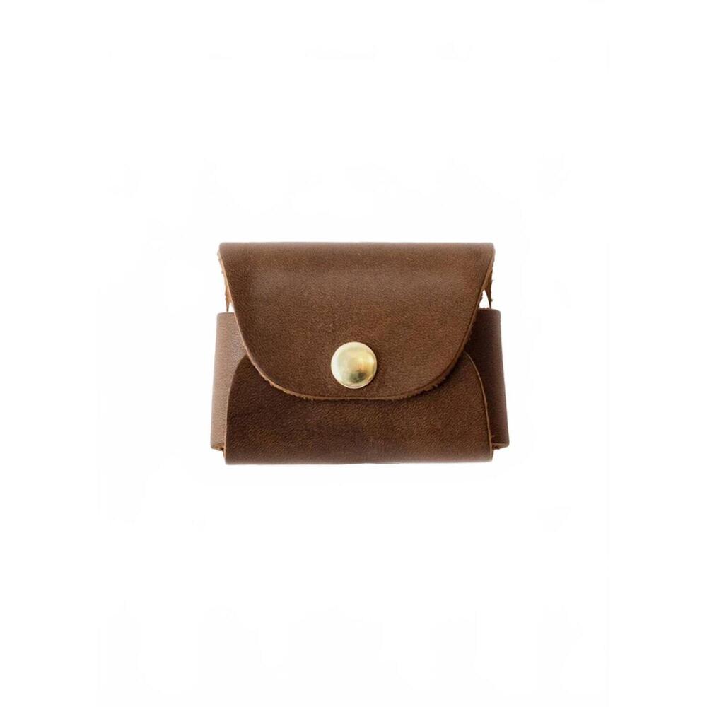 NEW WP STANDARD leather airpods case in chocolate